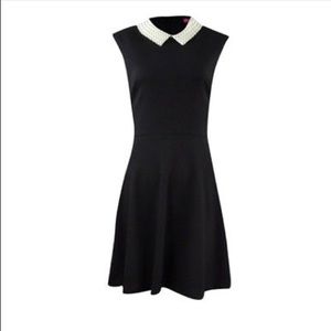 Betsey Johnson Faux Pearl Collar Dress Size 10 NWT